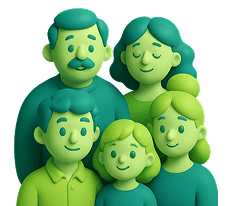 Family enjoying quality time together at Beccas, a cozy community restaurant offering delicious food and welcoming atmosphere.